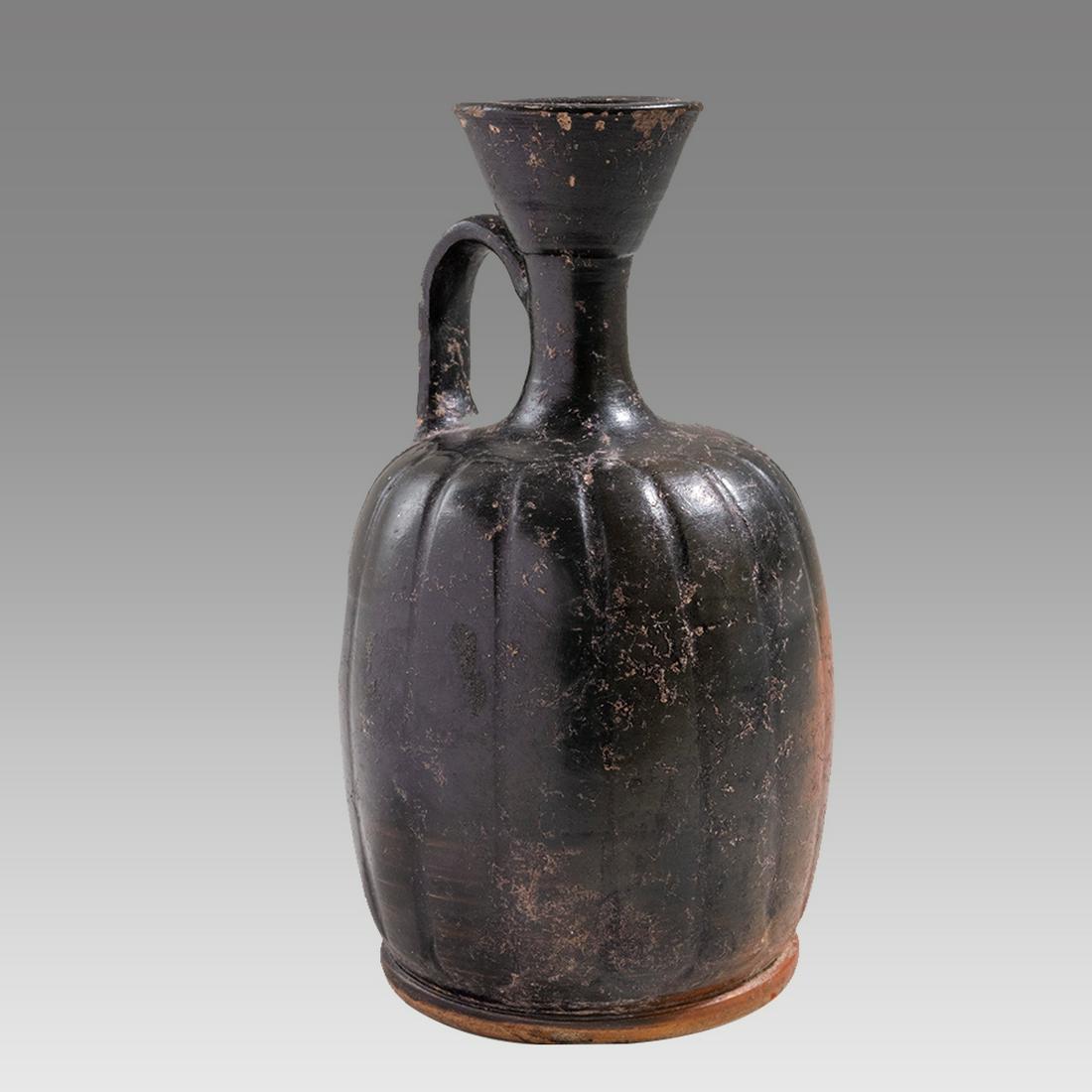 Ancient Campanian blackware Pottery Jug c.3rd century BC. (1 of 4)