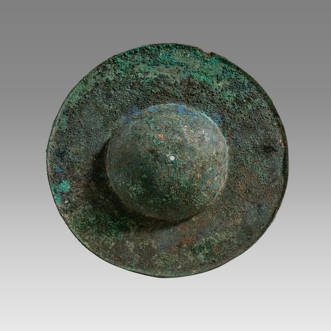 Ancient Luristan Bronze shield boss c.1000 BC. (1 of 2)