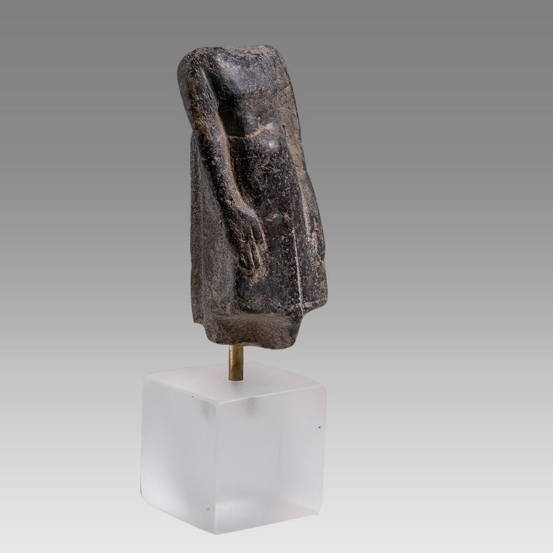 Ancient Egyptian Granite Headless Figure c.26th Dynasty, ca 672 to 525 BC. (1 of 4)