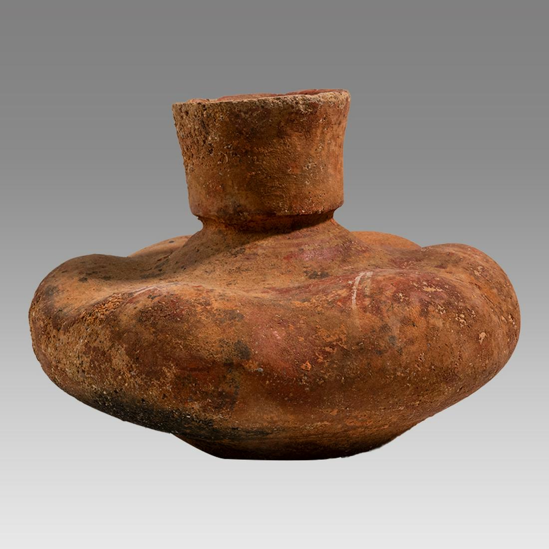 Pre- columbian Nayarit Gourd Vessel West Mexico Mexico, ca. 100 B.C.-250 A.D. (1 of 3)