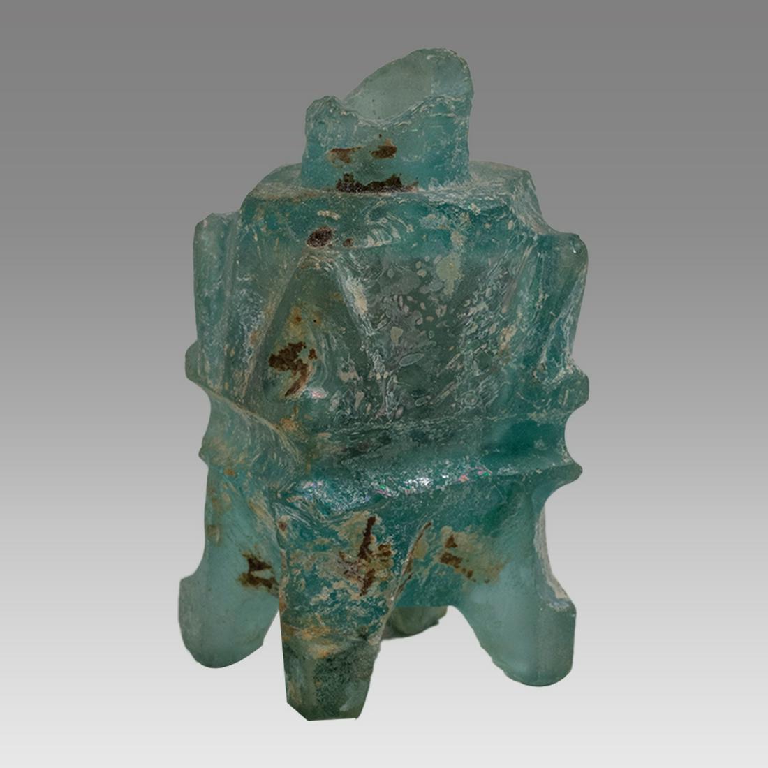 Ancient Islamic Cut Glass Vessel ca. 700 to 1000 CE. (1 of 3)