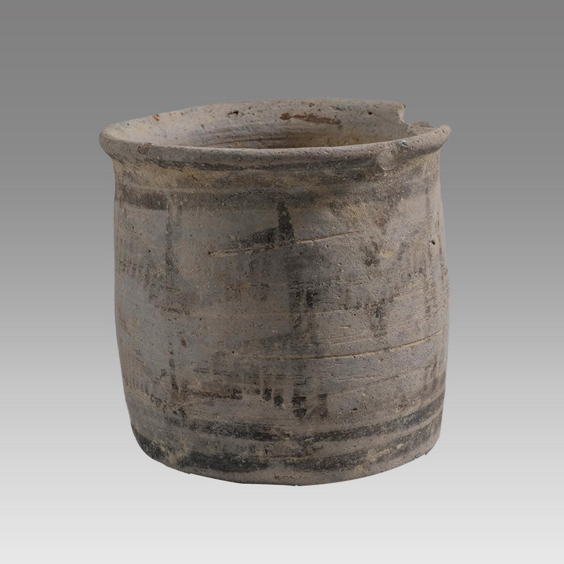 Ancient Indus Valley Terracotta Cup With Ibex c.2000 BC. (1 of 3)