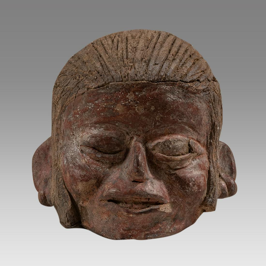 Nayarit-style Potter Head Vessel. (1 of 4)