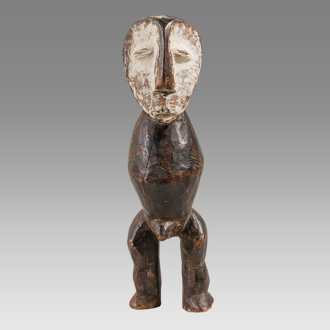 Africa, Congo Lega Wood Figure. Size 12 inches high. (1 of 3)