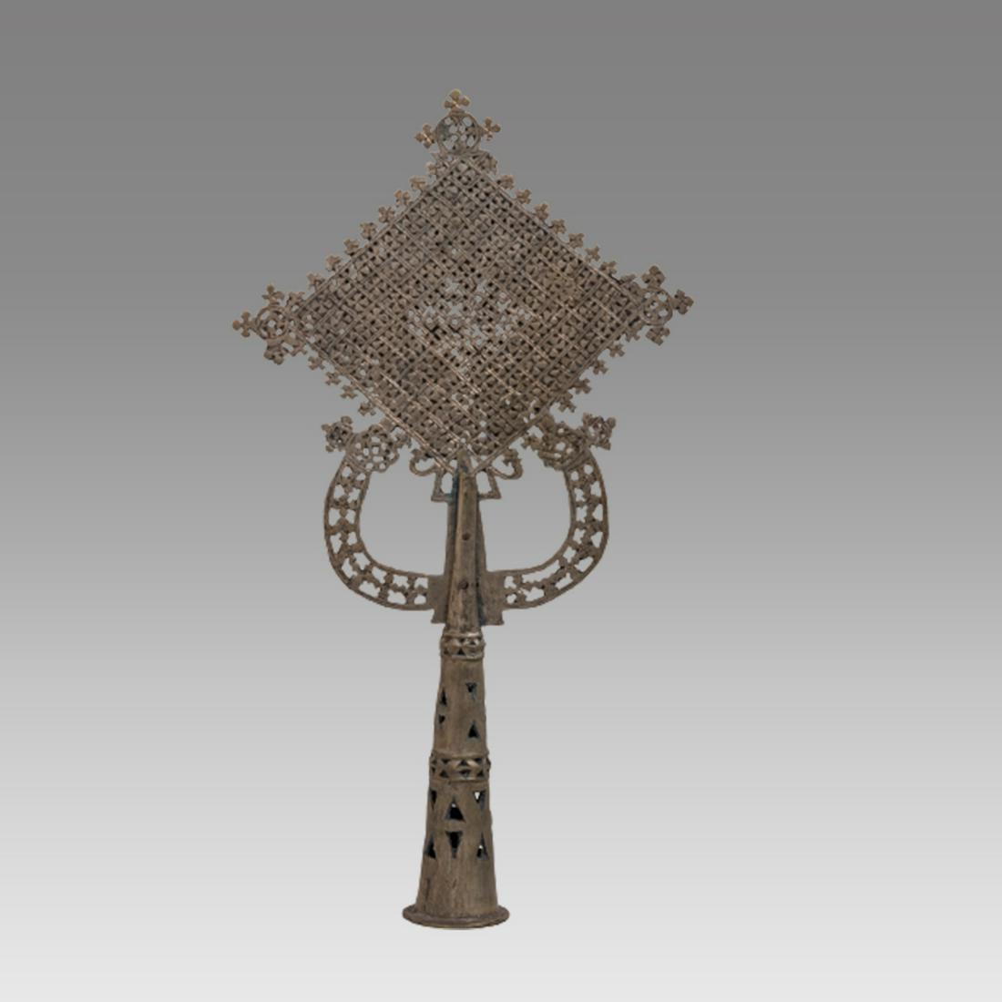 Ethiopian Coptic Processional Cross Ca. 20th century. (1 of 2)