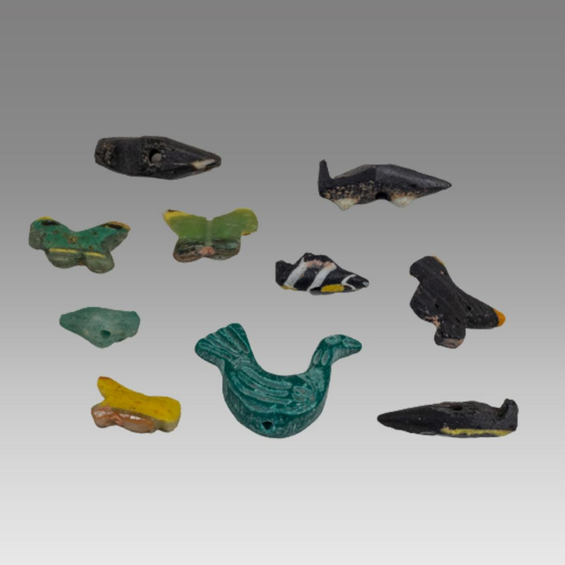 Lot of 9 Roman Mosaic Amulets c.2nd century AD. (1 of 2)