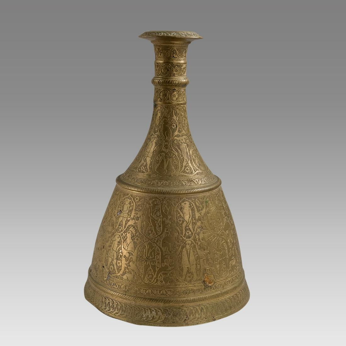 Antique Persian Qajar Copper Hookah Base c.19th century. (1 of 3)