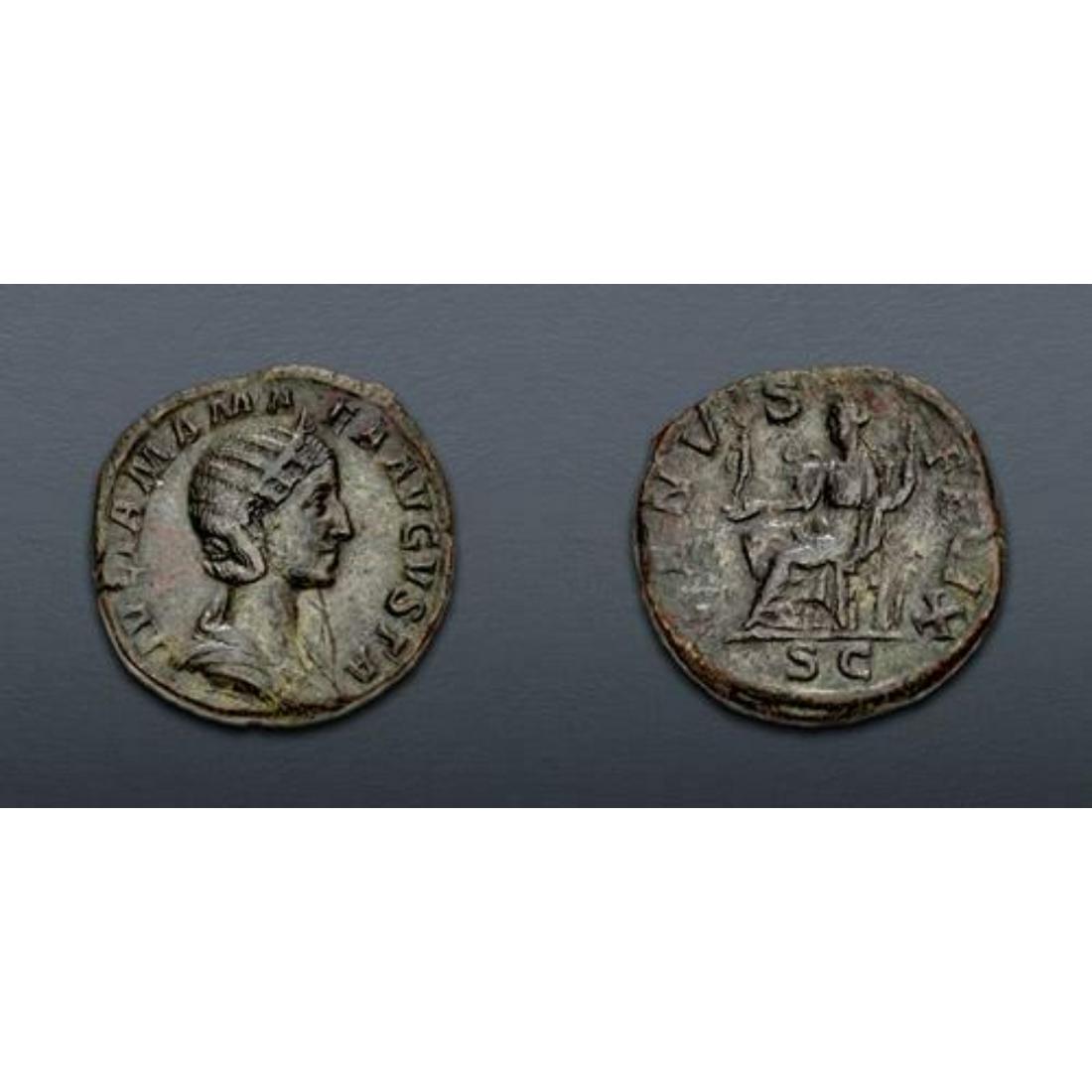 Julia Mamaea. Augusta, AD 222-235. Ã† Sestertius (28mm, 18.59 g, 12h). Rome mint. 4th emission (1 of 1)