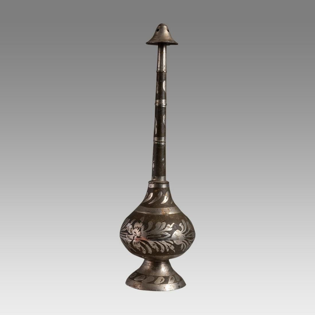 Antique Middle Eastern Silvered rose water sprinkler. (1 of 3)