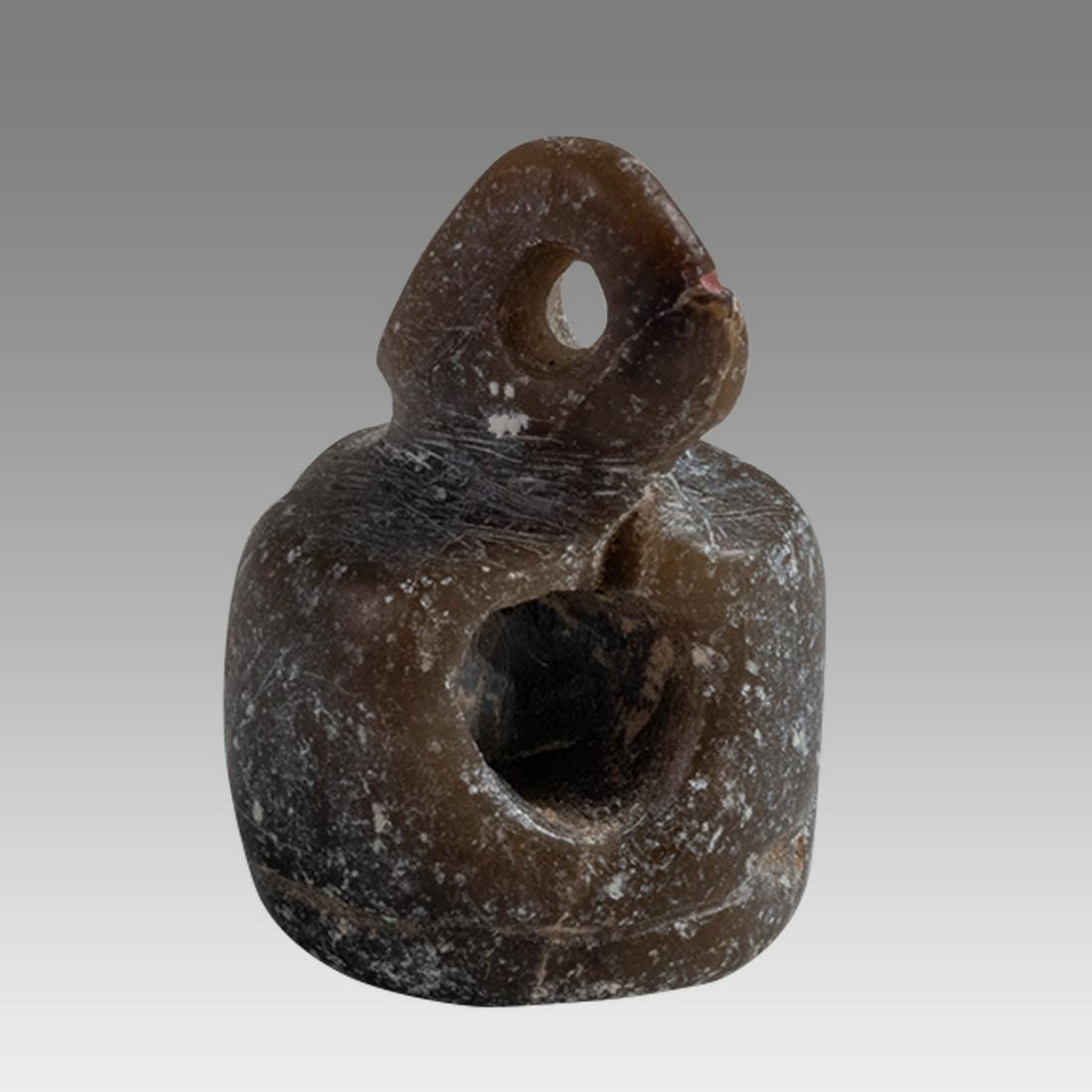 Ancient Stone Seal Amulet With Suspension c.700-500 BC. (1 of 2)