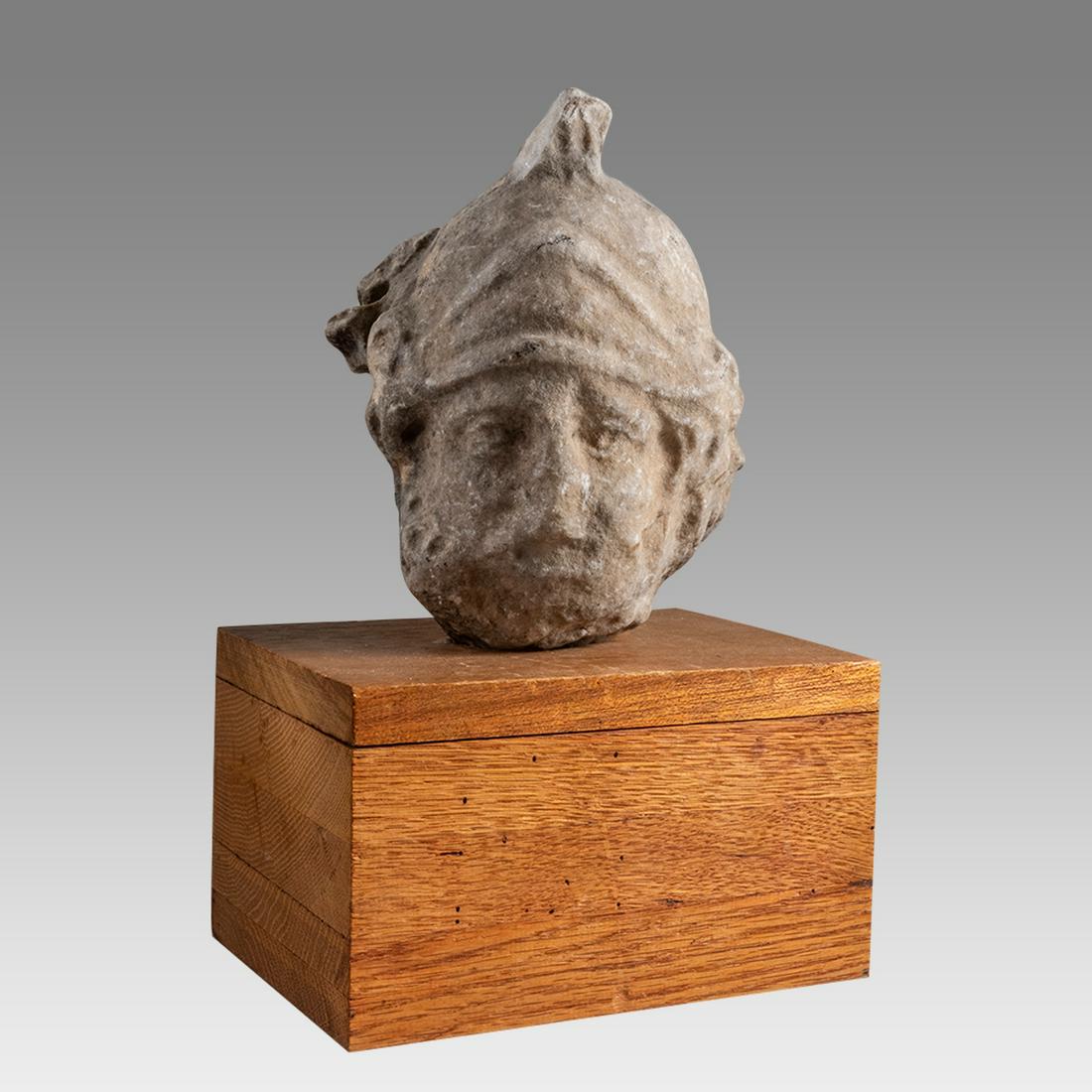 Ancient Roman Marble head of bearded Man c.2nd century AD. (1 of 3)