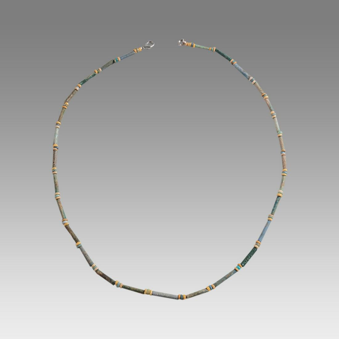 Ancient Egyptian Faience Bead Necklace c.300-50 BC. (1 of 1)