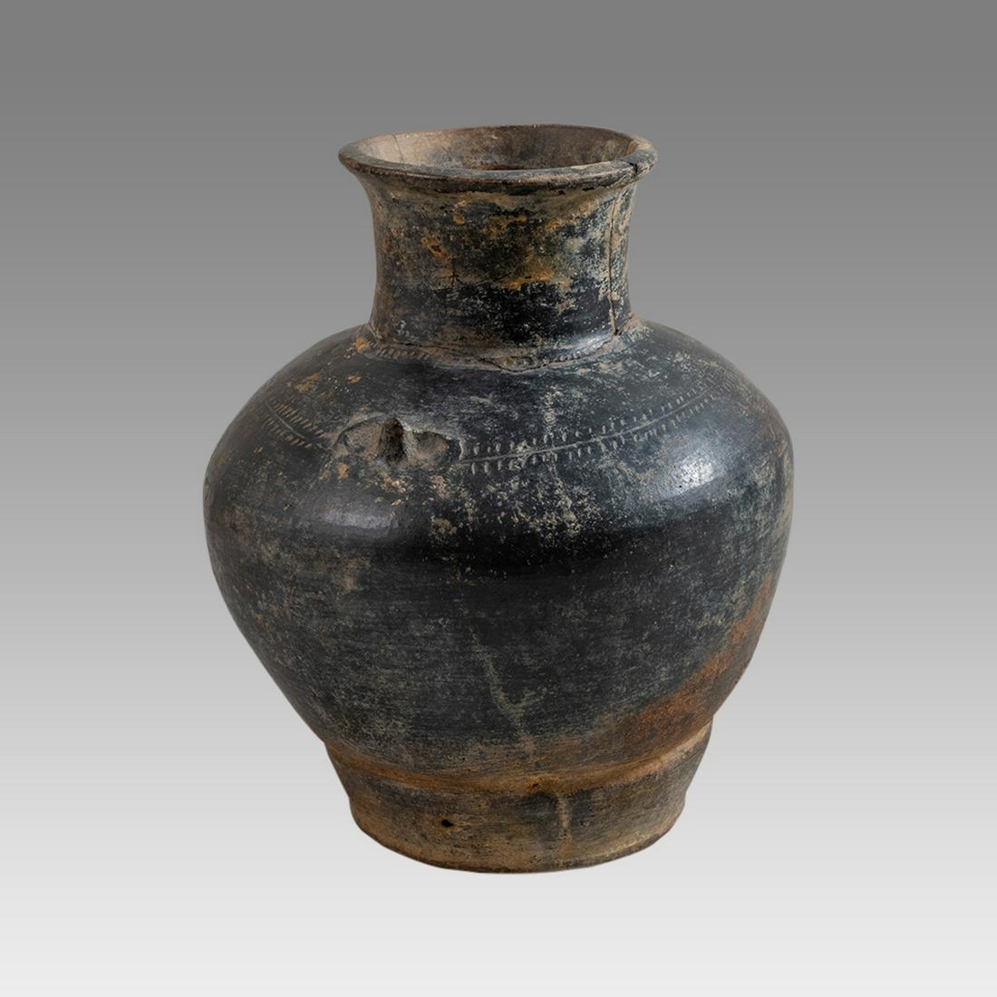 Ancient Pre Columbian Tairona Jug with Bat Handles c.1000-1550 AD. (1 of 3)