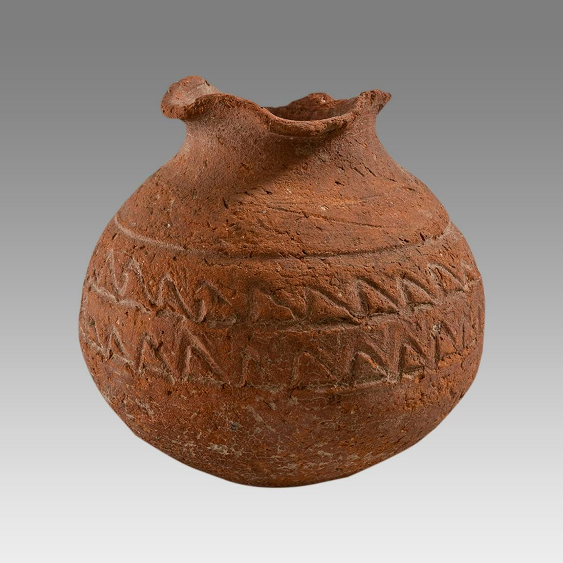 Ancient Egyptian New Kingdom Terracotta Jar c.1550-1070 BC. (1 of 3)