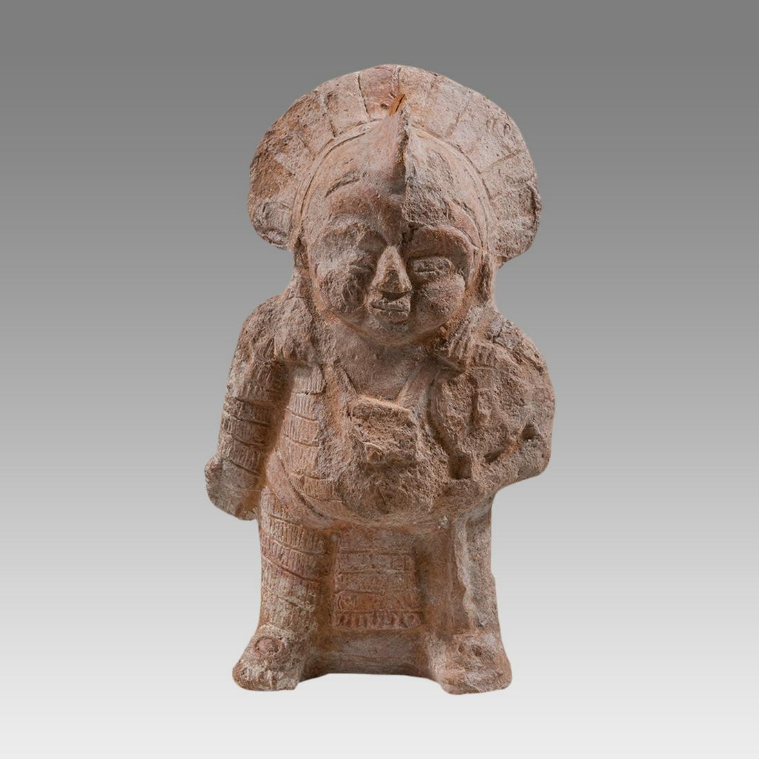 Ancient Pre-columbian Veracruz, Mexico Nopiloa Pottery Figure ca.1000 A.D. (1 of 3)