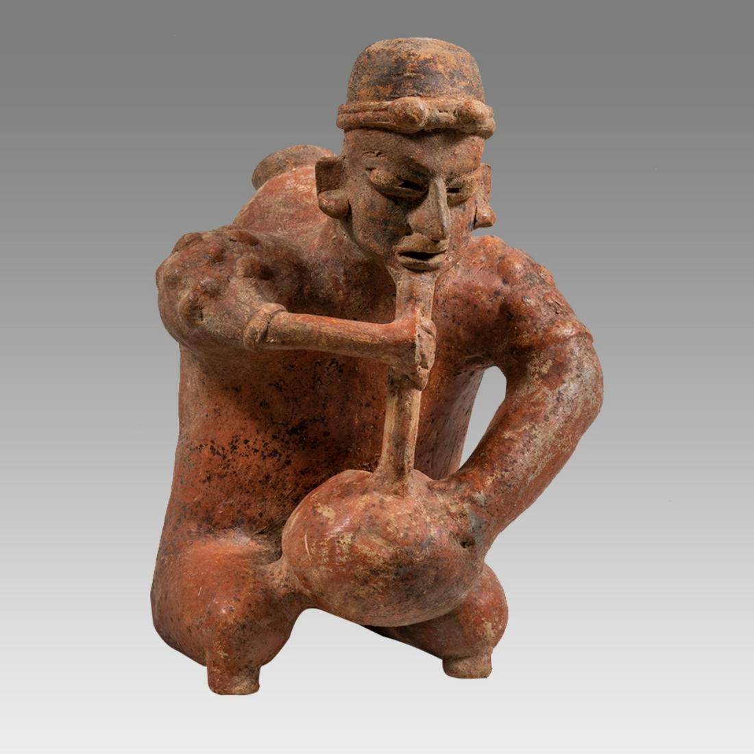 Jalisco Hunchback with Drinking Straw Jalisco, Mexico. Ca. 100 B.C. - 250 A.D. (1 of 4)