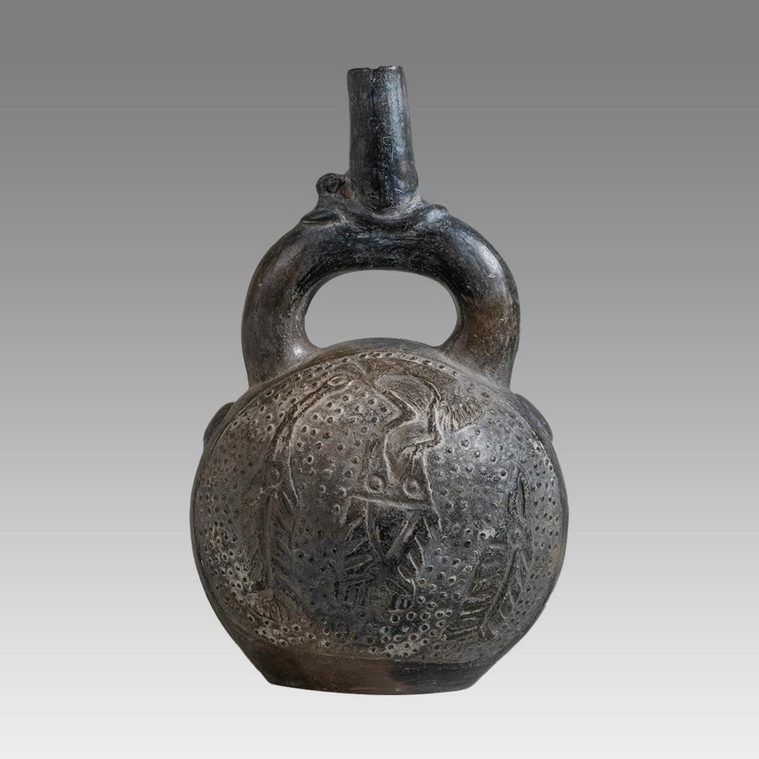 Chimu Blackware Vessel Ca. 800-1200 A.D. (1 of 3)