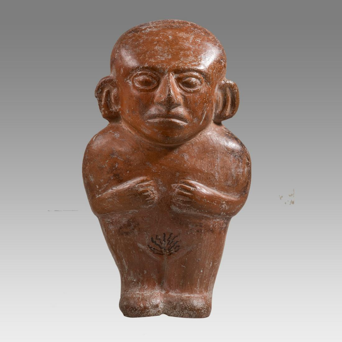 Moche Female Pottery Female Figure. (1 of 4)