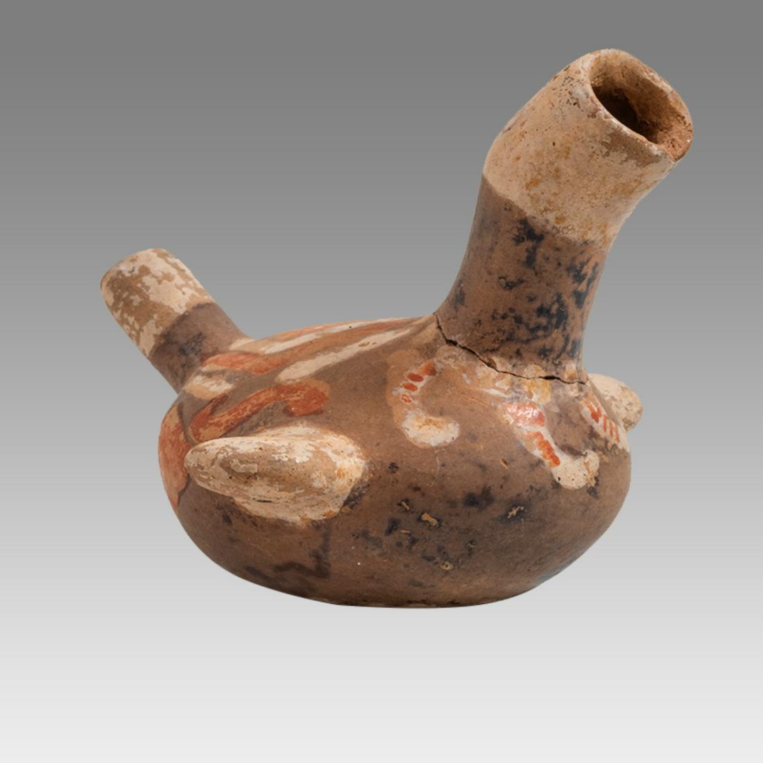 Chupicuaro Stylized Bird-form Spouted Vessel Ca. 400-100 B.C. Chupicuaro, Mexico. (1 of 3)