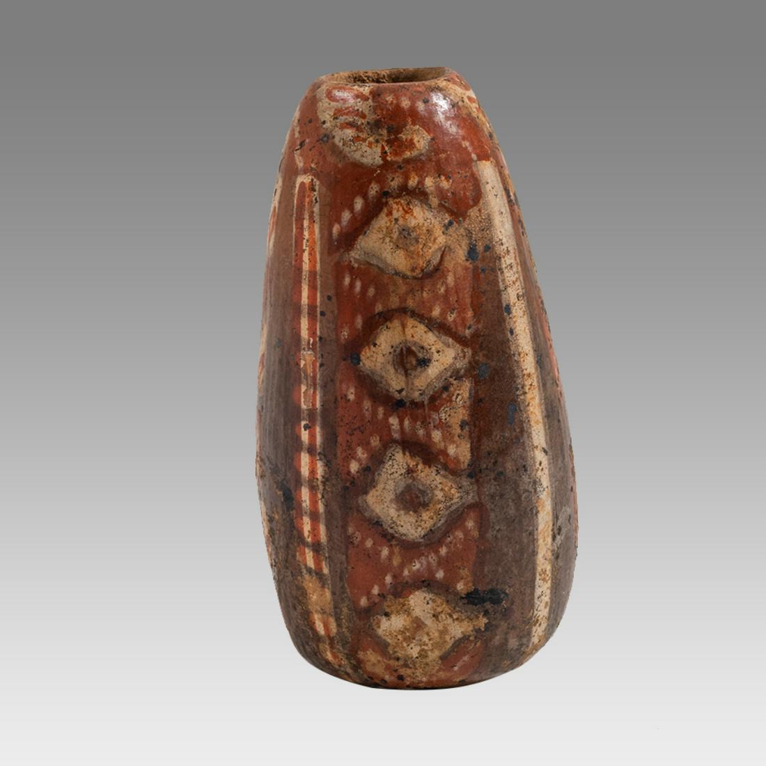 Chupicuaro Miniature Polychromed Vase Ca. 400-100 B.C. Chupicuaro, Mexico. (1 of 3)