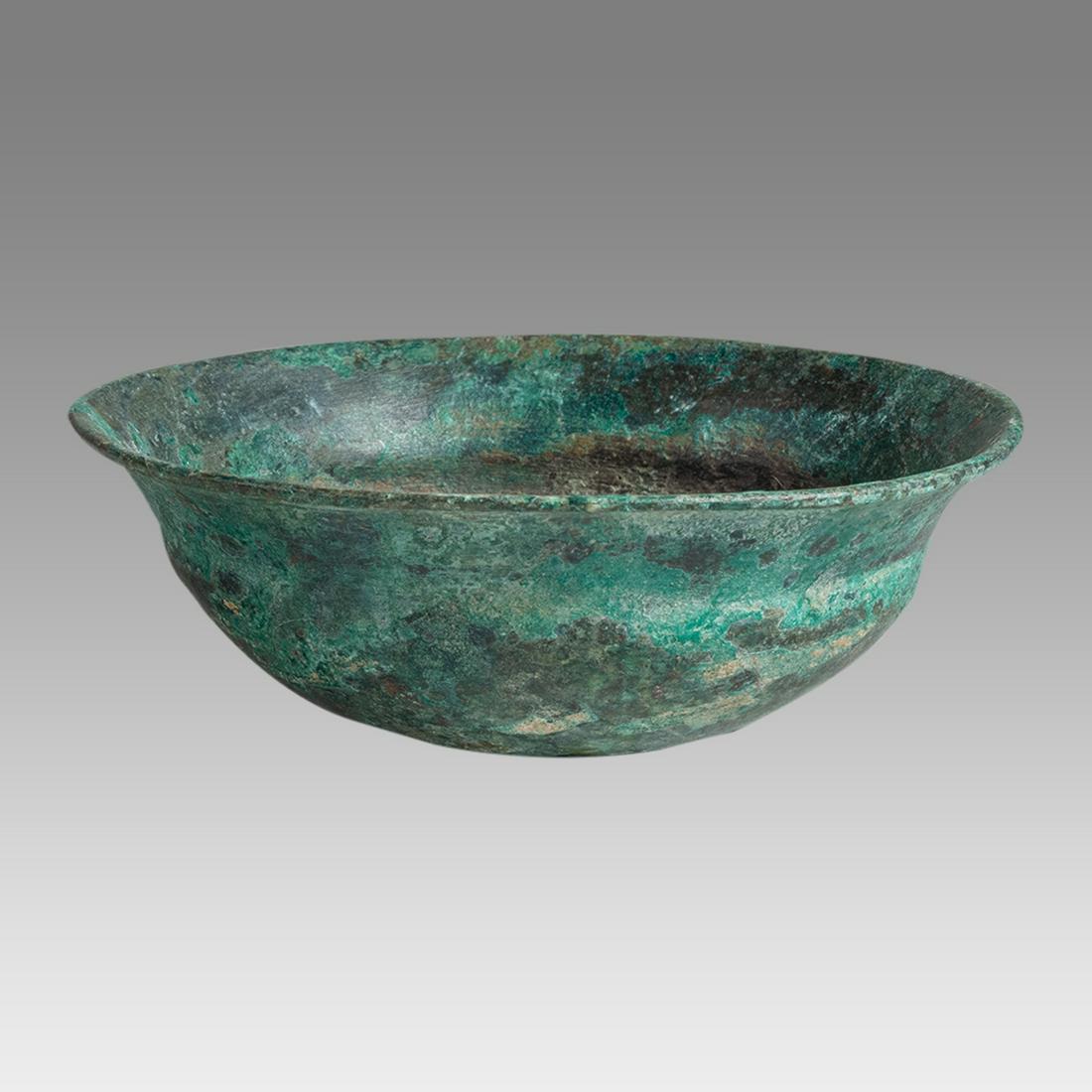 Ancient Near Eastern Luristan Bronze Bowl c.8th century BC. (1 of 2)
