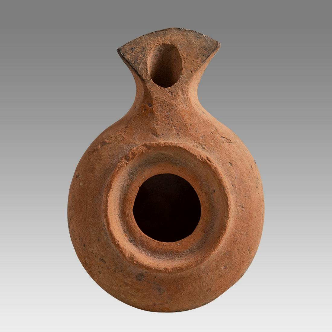 Ancient Holy Land Herodian Terracotta Oil Lamp c.1st century BC. (1 of 2)