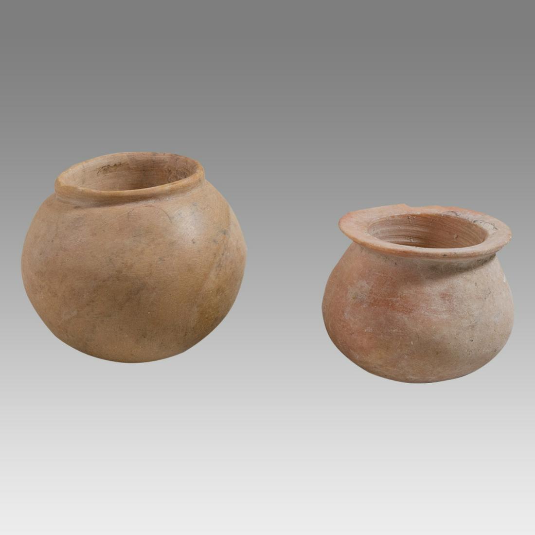 Lot of 2 Ancient Bactrian Stone Vessels c.2nd century BC. (1 of 3)