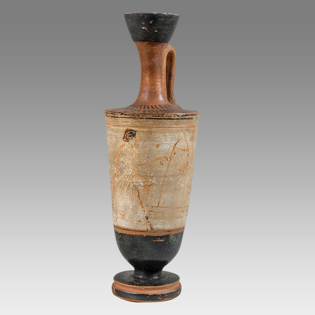 Ancient Greek Attic Pottery Lekythos c.500 BC. (1 of 4)