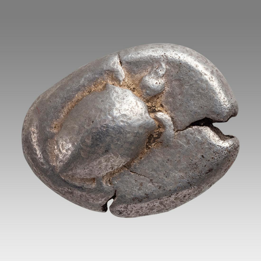 Aegina. c. 525-475 BC. Silver Stater (12.34 grams.). Sea-turtle. (1 of 2)