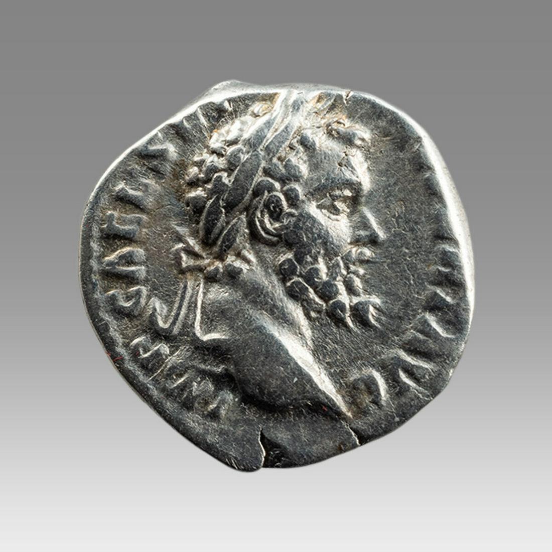 Septimius Severus. AD 193-211. AR Denarius (17mm, 2.98 gm). Rome mint. (1 of 2)