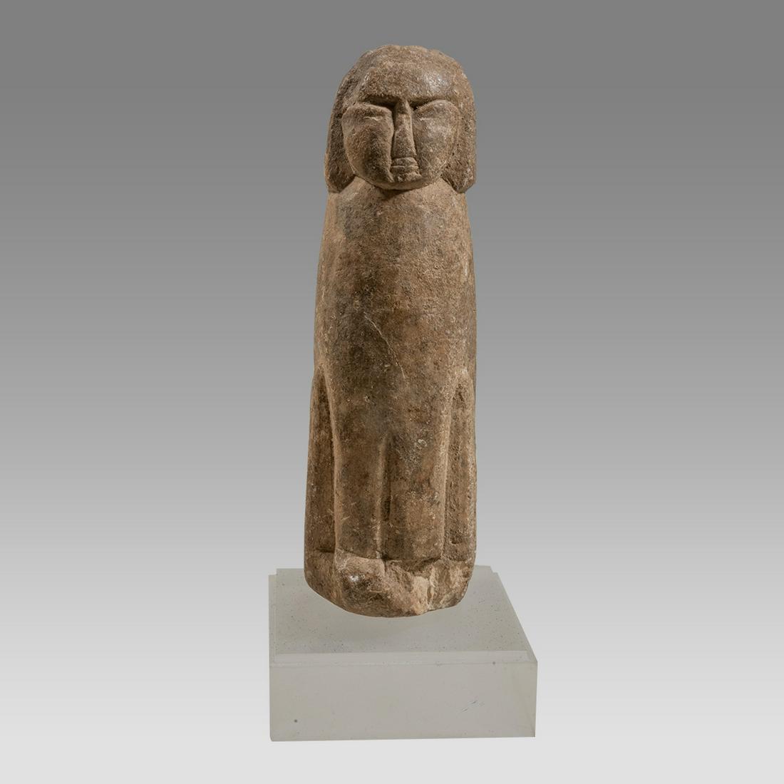 Ancient Egyptian Stone Figure of Sphinx Late Period c.500-30 BC. (1 of 3)