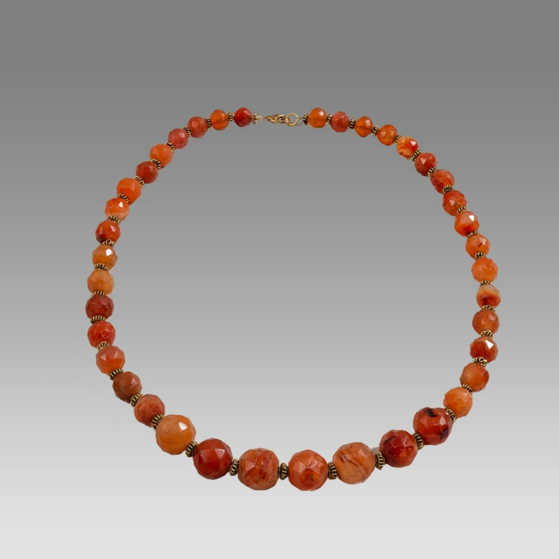 Middle Eastern, Islamic Large Agate Bead Necklace. (1 of 1)