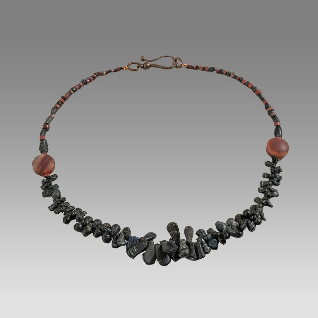 Ancient Roman Glass Bead Necklace c.1st-2nd century AD. (1 of 1)