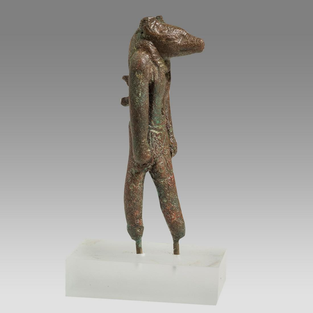 Ancient Egyptian Bronze Figure Of Anubis c.600 BC. (1 of 3)