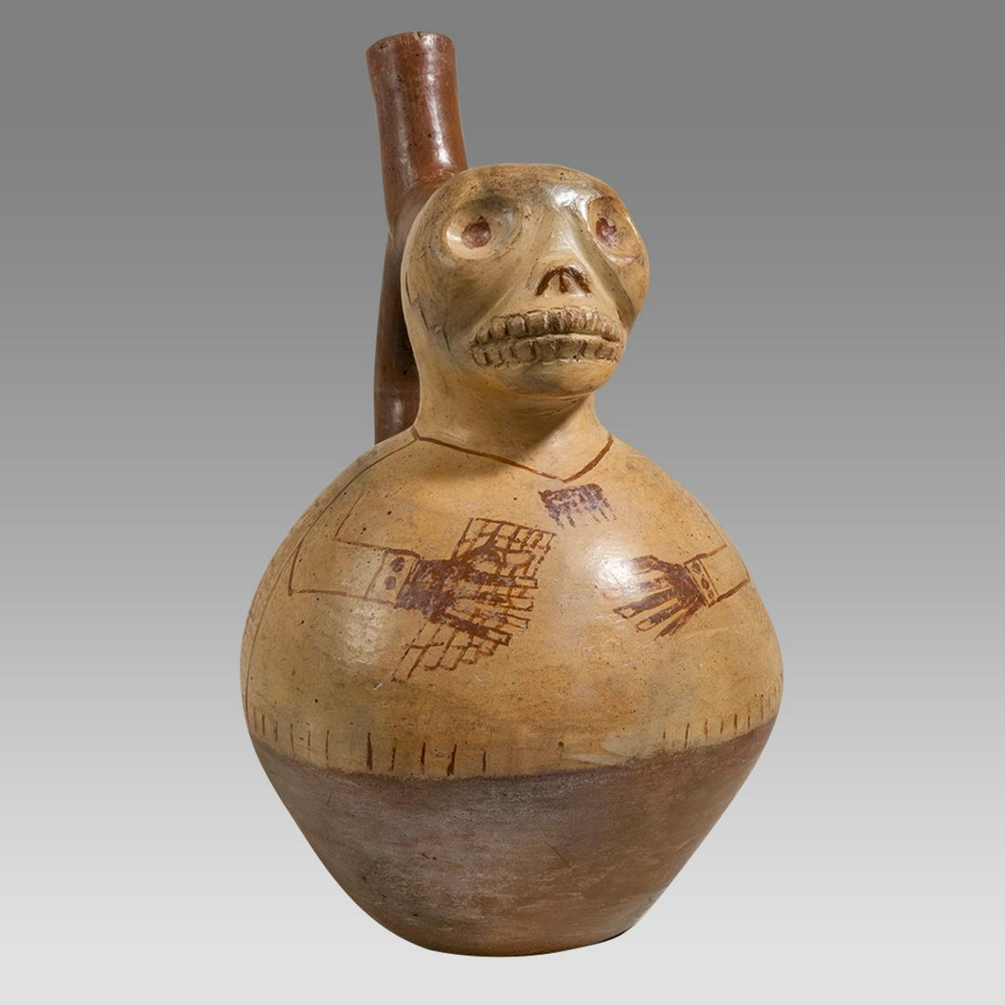 Moche Style Skeleton Vessel. (1 of 4)