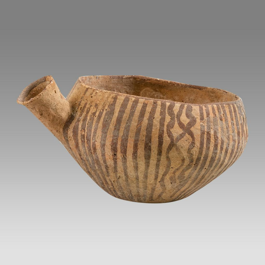 ANCIENT Holy Land Bronze Age Terracotta Vessel ca. 3rd millennium BC. (1 of 3)