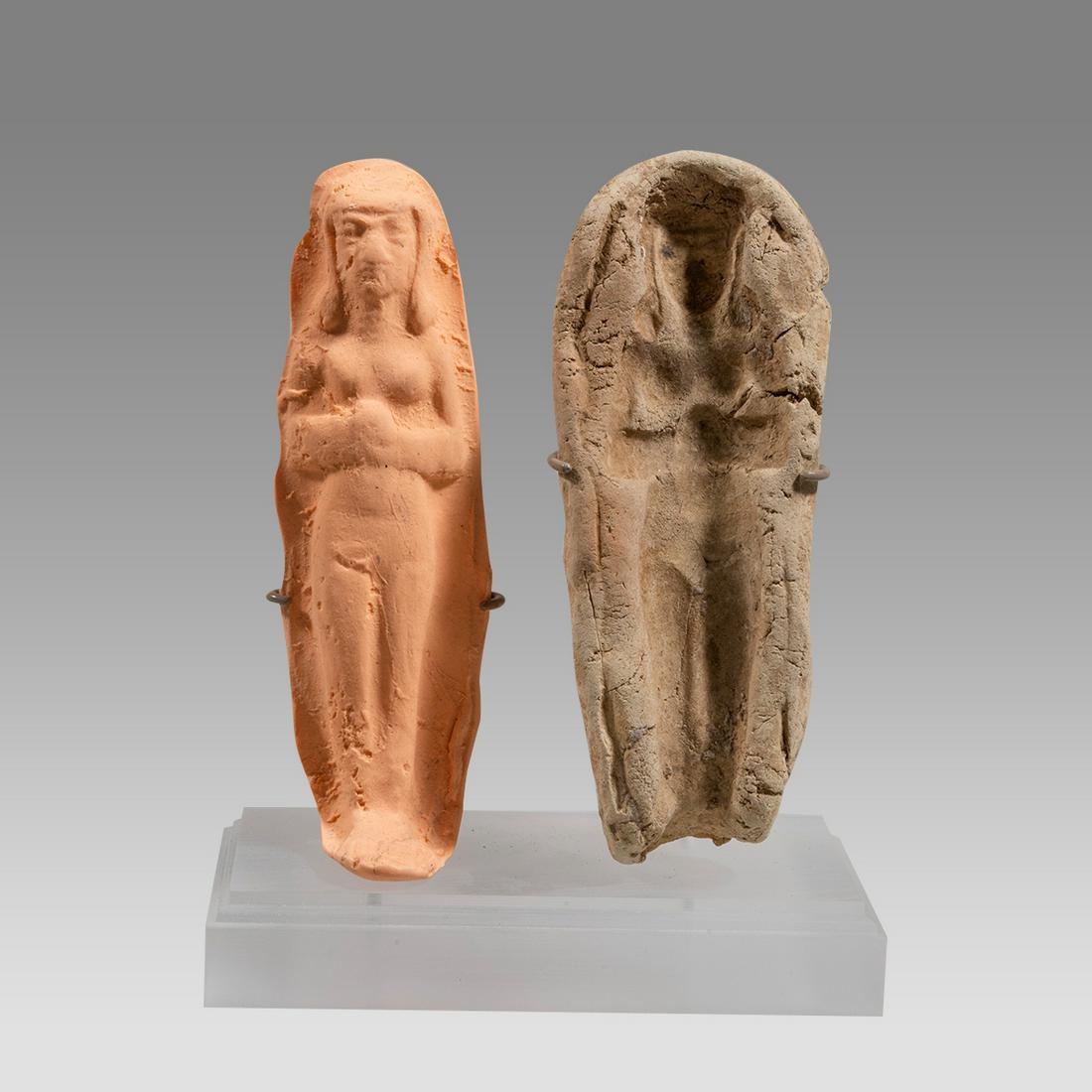 ANCIENT Near Eastern Terracotta Idol Mold c.2000 BC. (1 of 4)