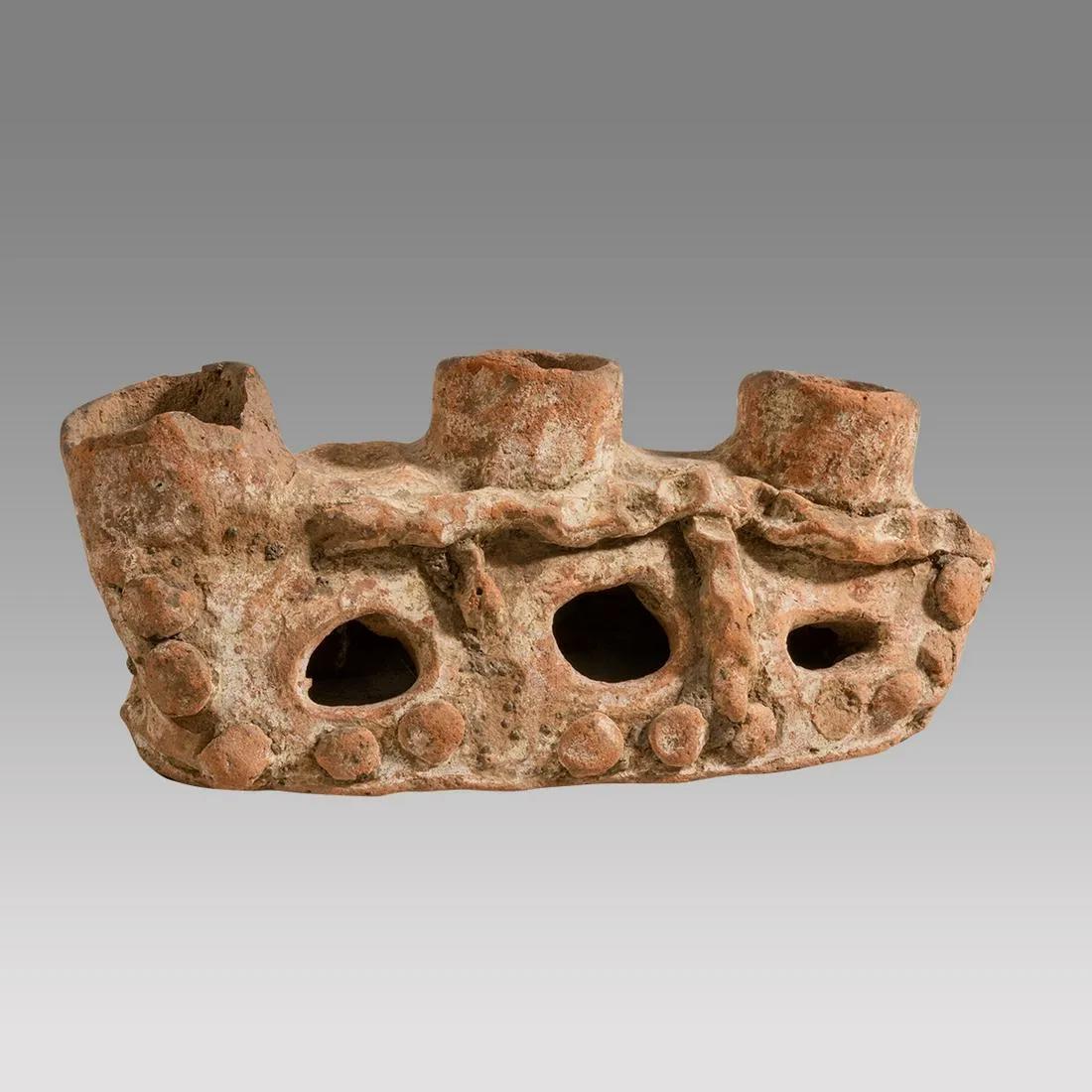 Ancient Holy Land Late Bronze Age Terracotta Votive Oven c.1550 BC. (1 of 3)