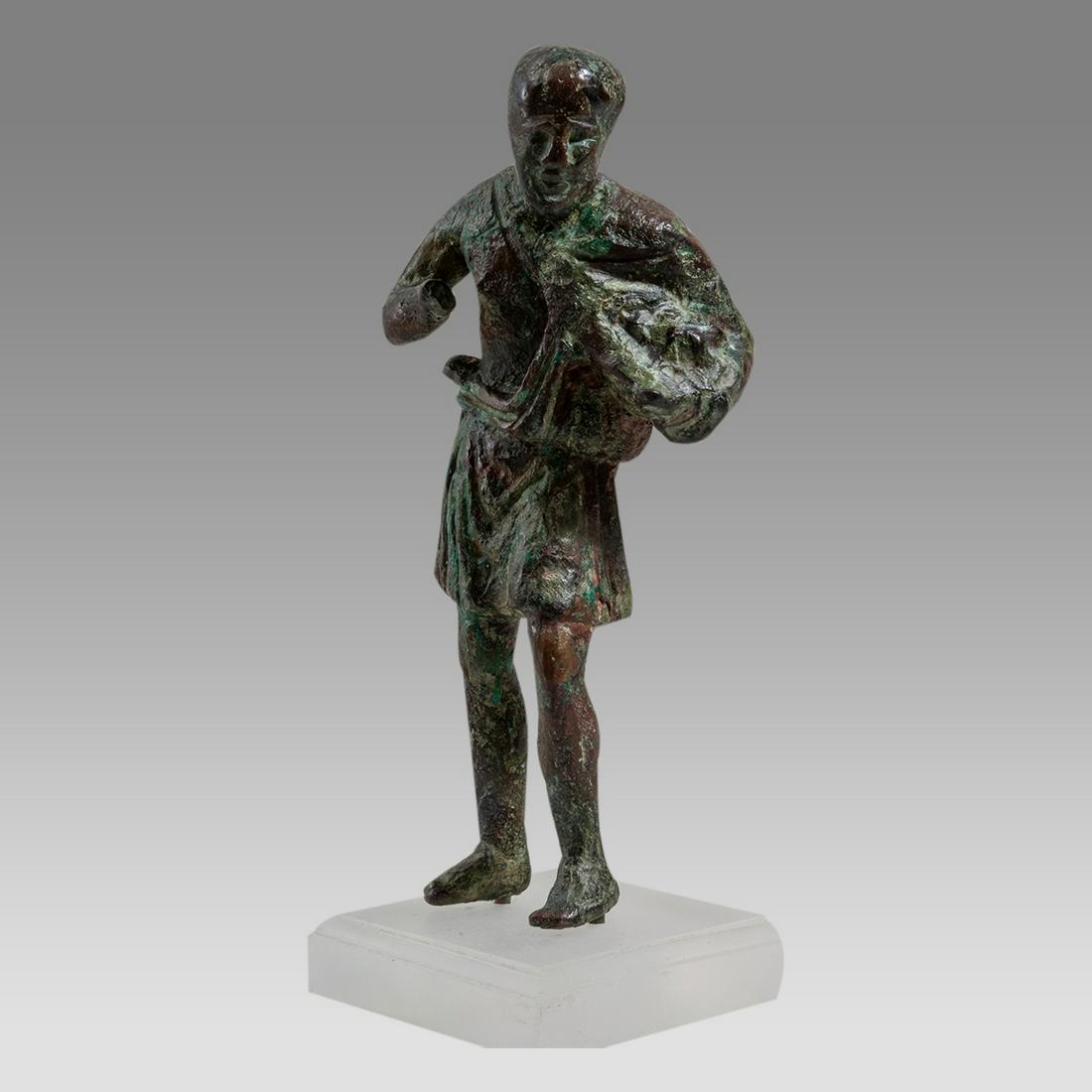 Ancient Roman Bronze of Bearded Man c.1st century AD. (1 of 4)