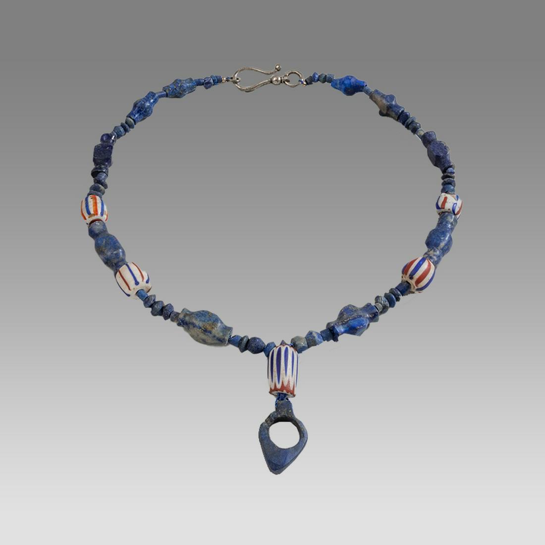 Near Eastern Lapis Lazuli Bead Necklace. (1 of 1)