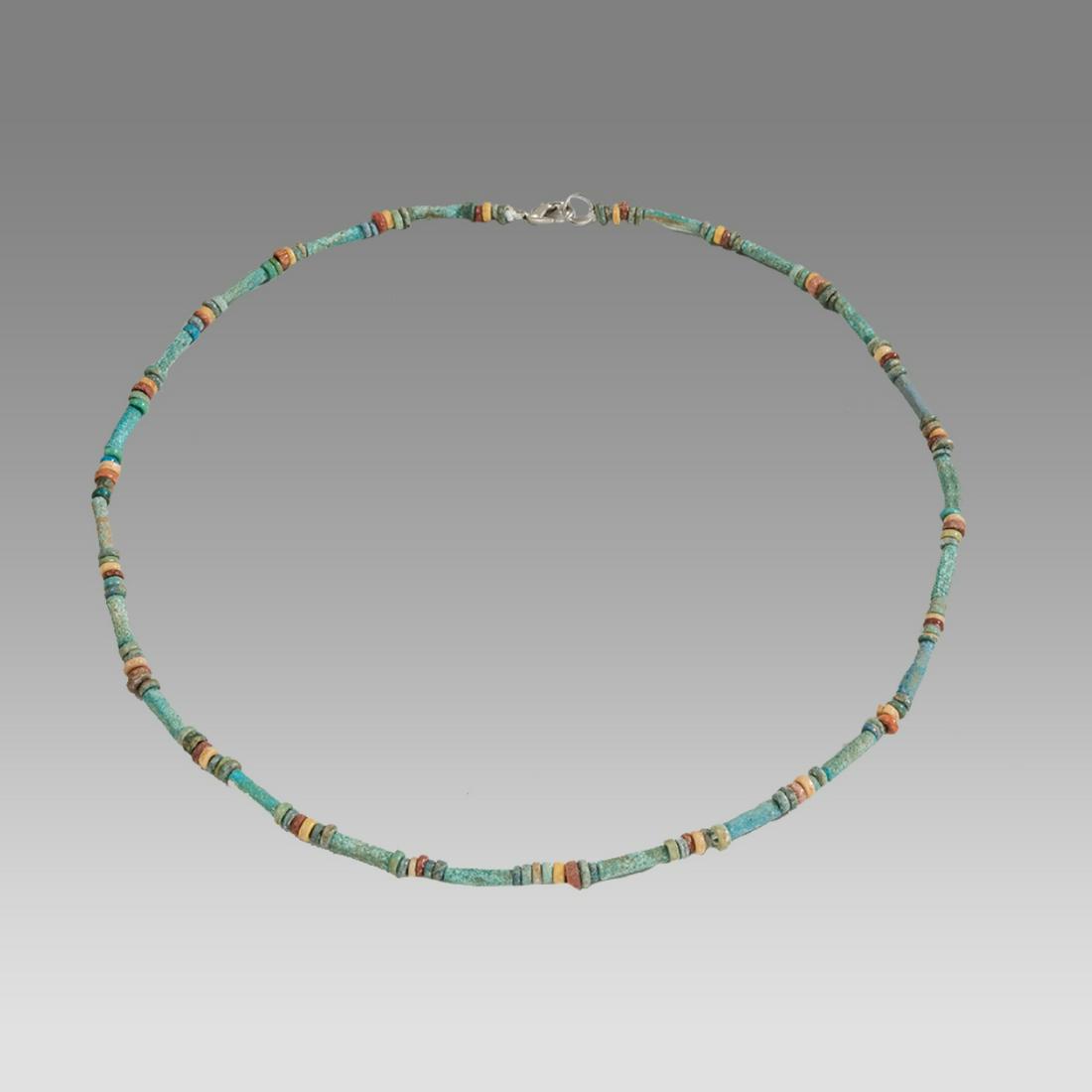 Ancient Egyptian Faience Bead Necklace c.300-50 BC. (1 of 1)