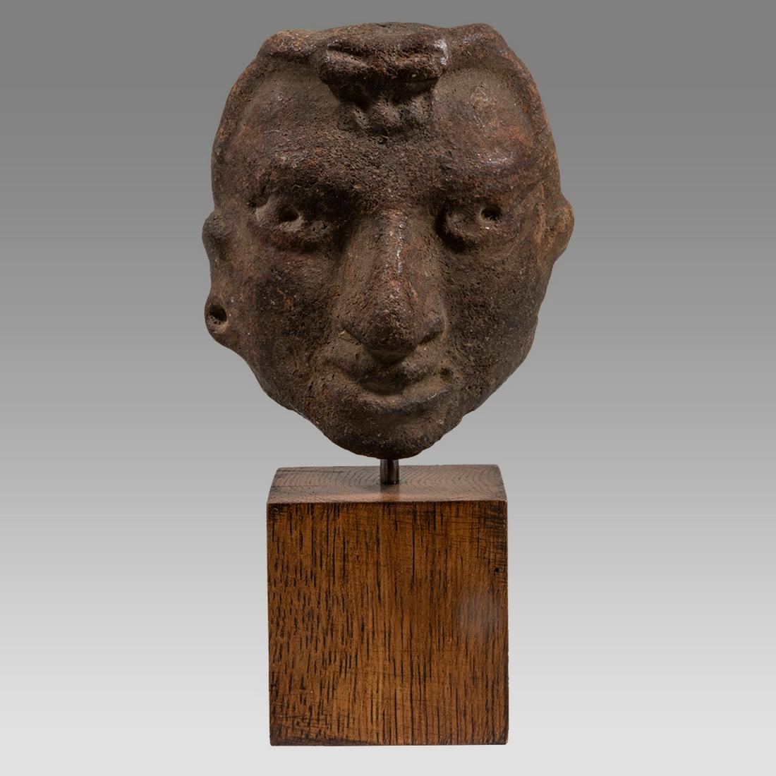 Ancient Pre Columbian Stone Head c.5th century AD. (1 of 3)