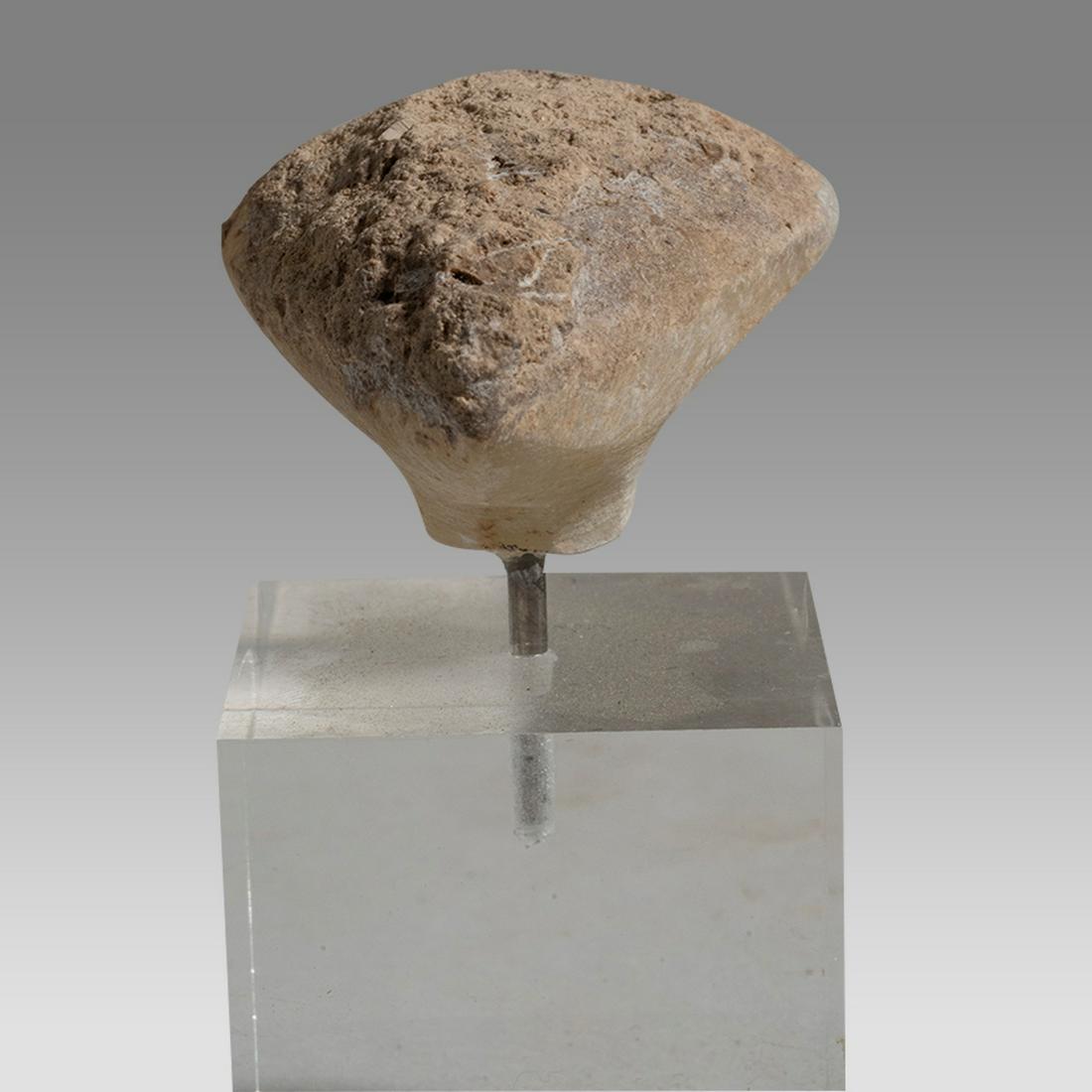 Ancient Anatolian Kilia Idol Marble head Bronze Age II 2700-2500 BC. (1 of 3)