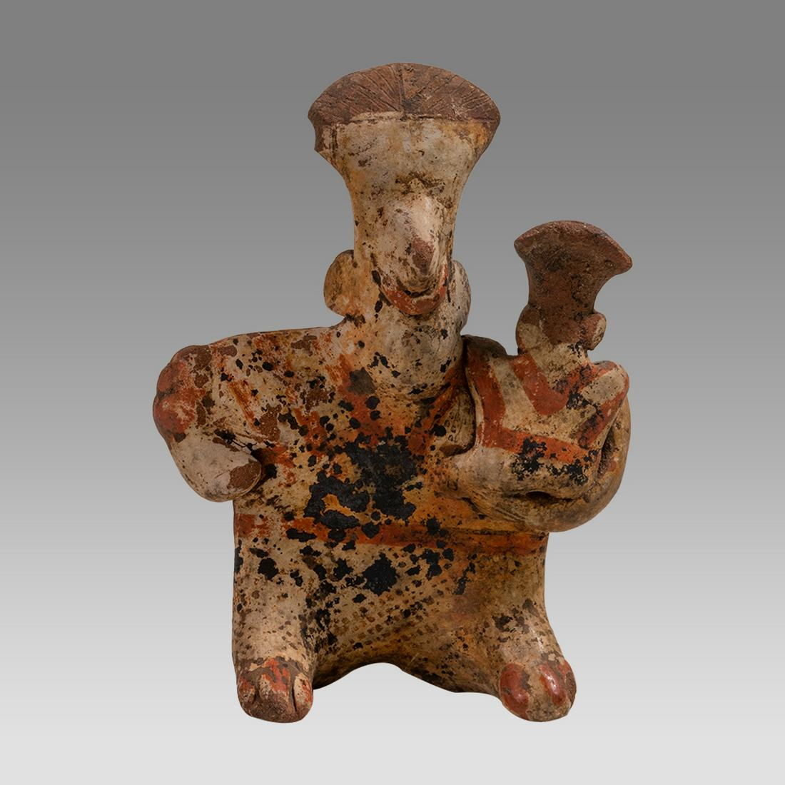 Nayarit Mother and Child Figure Ca. 100 B.C. - 250 A.D. Nayarit, Mexico. (1 of 3)