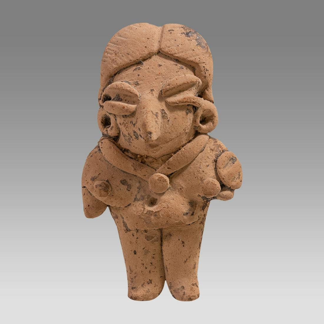 Ancient Pre Columbian Chupicuaro Pretty Lady Ca. 400-100 B.C. (1 of 3)