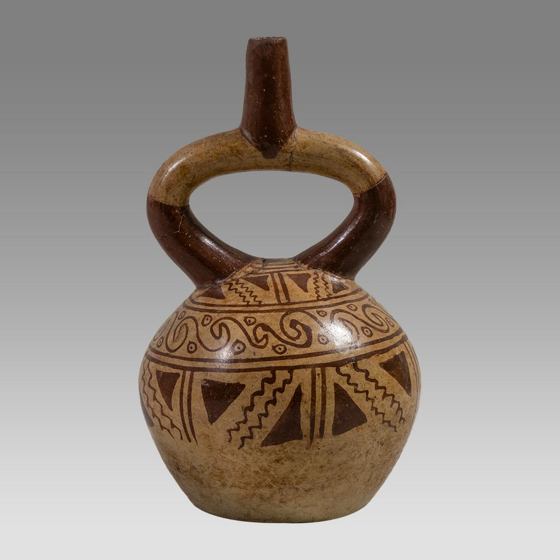 A Moche IV Style Pottery Vessel. (1 of 3)