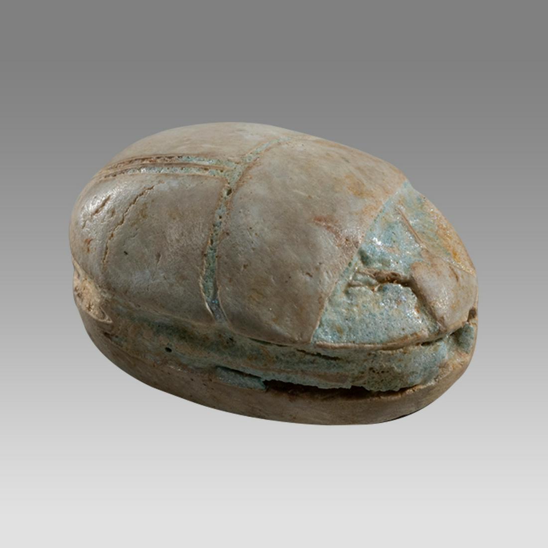 Ancient Egyptian Steatite Stone Scarab C.15001100 Bce. Auction