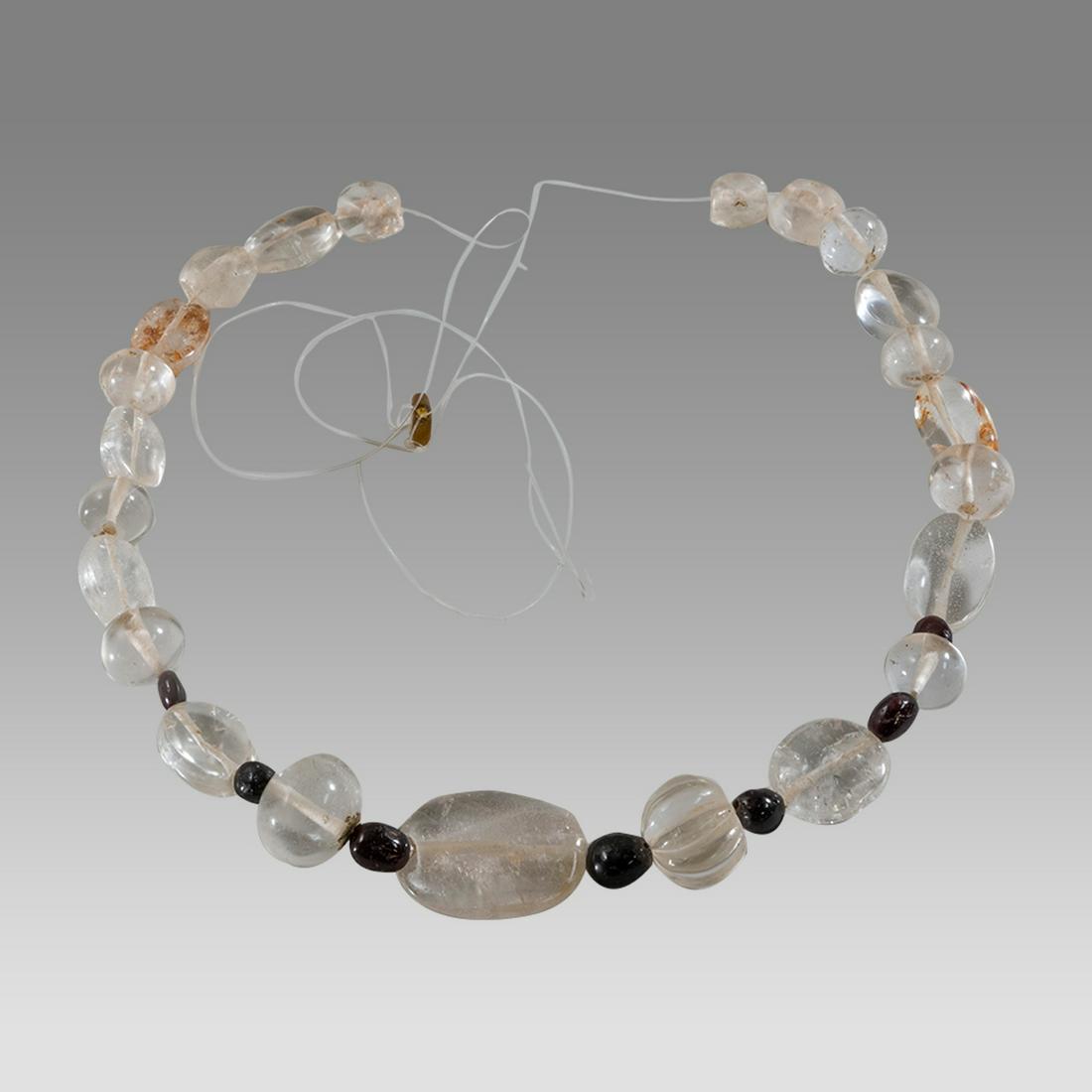 Ancient Roman Rock Crystal Bead Necklace c.2nd century AD. (1 of 1)