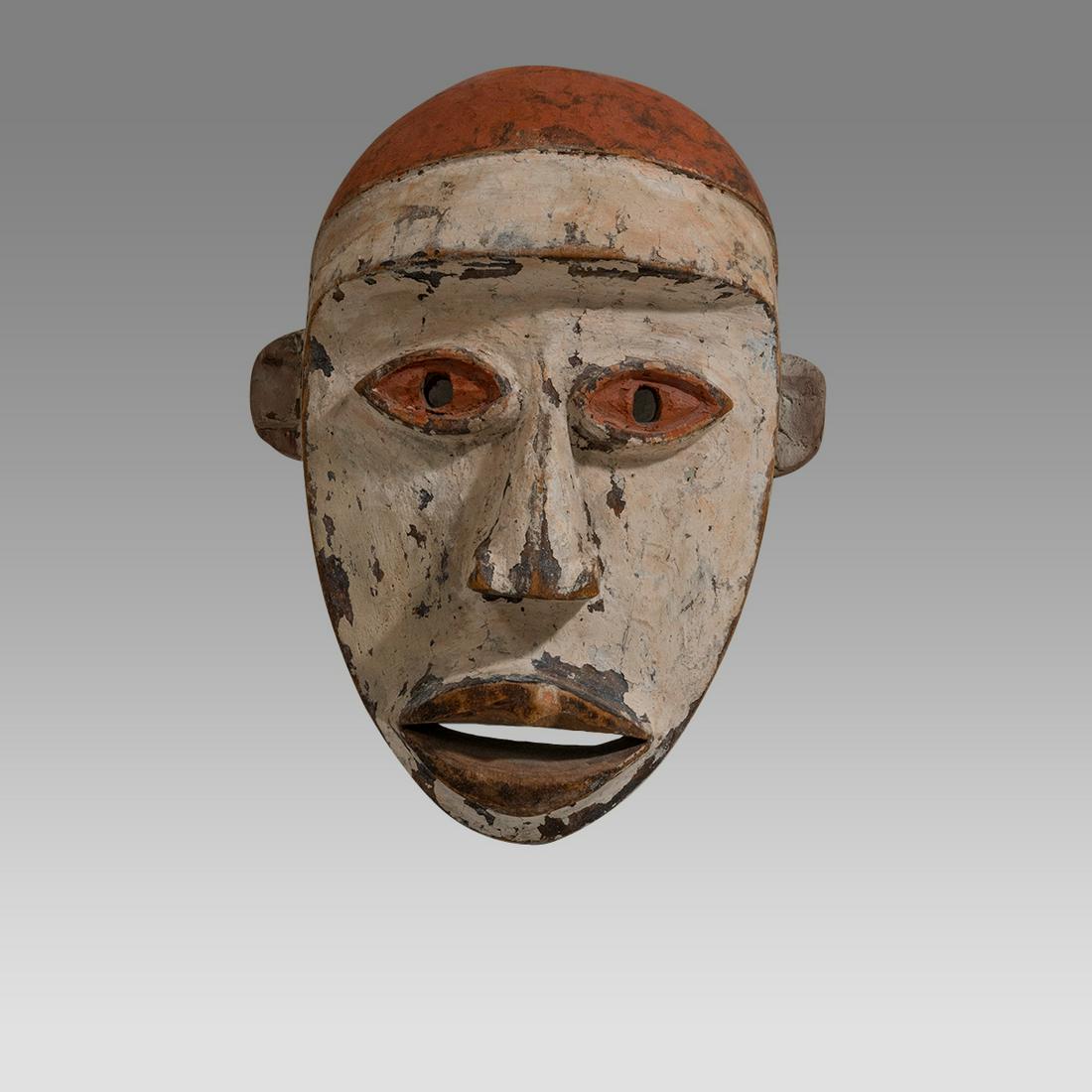 AFRICAN DAN, LIBERIA, WOOD MASK c.early 20TH C. (1 of 2)