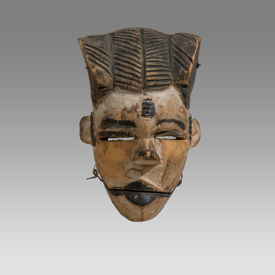 AFRICAN Ogoni mask with articulated jaw. (1 of 3)
